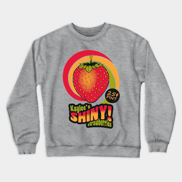 Shiny Berries Crewneck Sweatshirt by monochromefrog